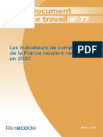 Document de Travail 77 Competitivite France en 2020 Mars 2021