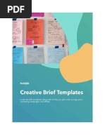 HubSpot Creative Brief Templates