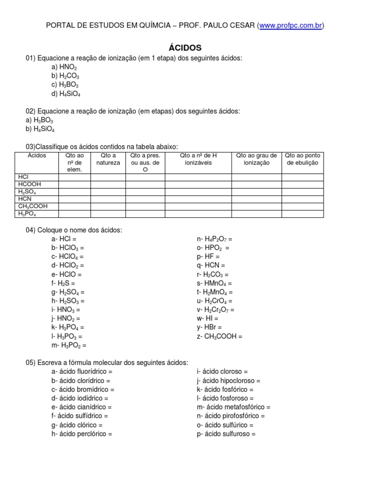 ÁCIDOS | PDF | Ácido | Ácido sulfúrico, image size:768x1024
