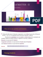 Writing chemical formulas and equations