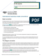 International Hazardous Waste Conventions - Department of Agriculture, Water and The Environment