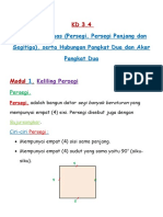 Modul 1 - KD 3.4 Keliling Persegi