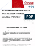 Relación Entre Conectivos Lógicos y Operaciones Con Conjuntos Agronomía