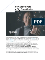 10 Mejores Cursos para Aprender Big Data Gratis