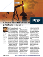 A Louder Voice For China's Private Petroleum Companies