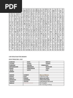 KSSM Cari Silang Kata Tajuk Pembelajaran