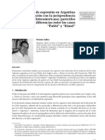 Libertad de Expresión en Argentina y CIDH - Hernán Gullco