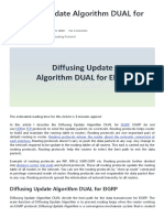 Diffusing Update Algorithm DUAL for EIGRP