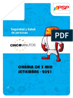 Charla de 5 Min - Agosto