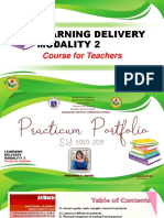 Learning Delivery Modality 2: Course For Teachers