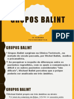 16a. Semana - GRUPOS BALINT