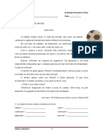 Leitura e Escrita 3 - Avaliação Formativa 3ºano