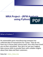 MRA Project - (RFM Analysis Using Python)