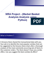 MRA Project - Market Basket Analysis using Python