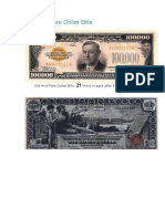 Old and Rare Dollar Bills