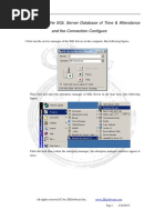 Attendance Connect SQL SERVER - en