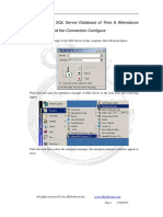 Create the SQL Server Database for Time & Attendance