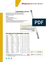 Click Torque Wrenches Metal Handle Dual Scale