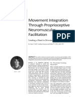 Movement Integration Through Proprioceptive Neuromuscular Facilitation