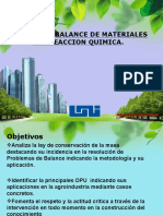 Balance de Materia