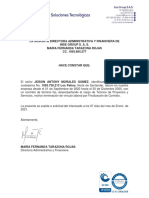 Certificado Laboral INSE