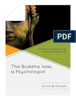 The Buddha Was a Psychologist by Arnold Kozak