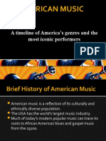 American Music: A Timeline of America's Genres and The Most Iconic Performers