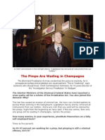 Prostitution: "The Pimps Are Wading in Champagne"