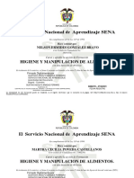 Manipulacion de Alimentos