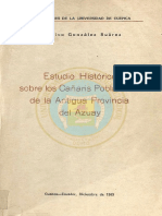 Estudio historico sobre los cañaris pobladores de la antigua provincia del Azuay