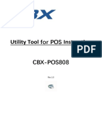 CBX-POS808 Utility Tool For POS Instruction - Rev.1.0
