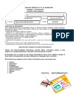 Guía de trabajo remoto sobre textos informativos