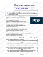 Instructions:: E12402 - Ac Machines