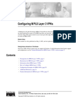 Configuring MPLS Layer 3 VPN Features