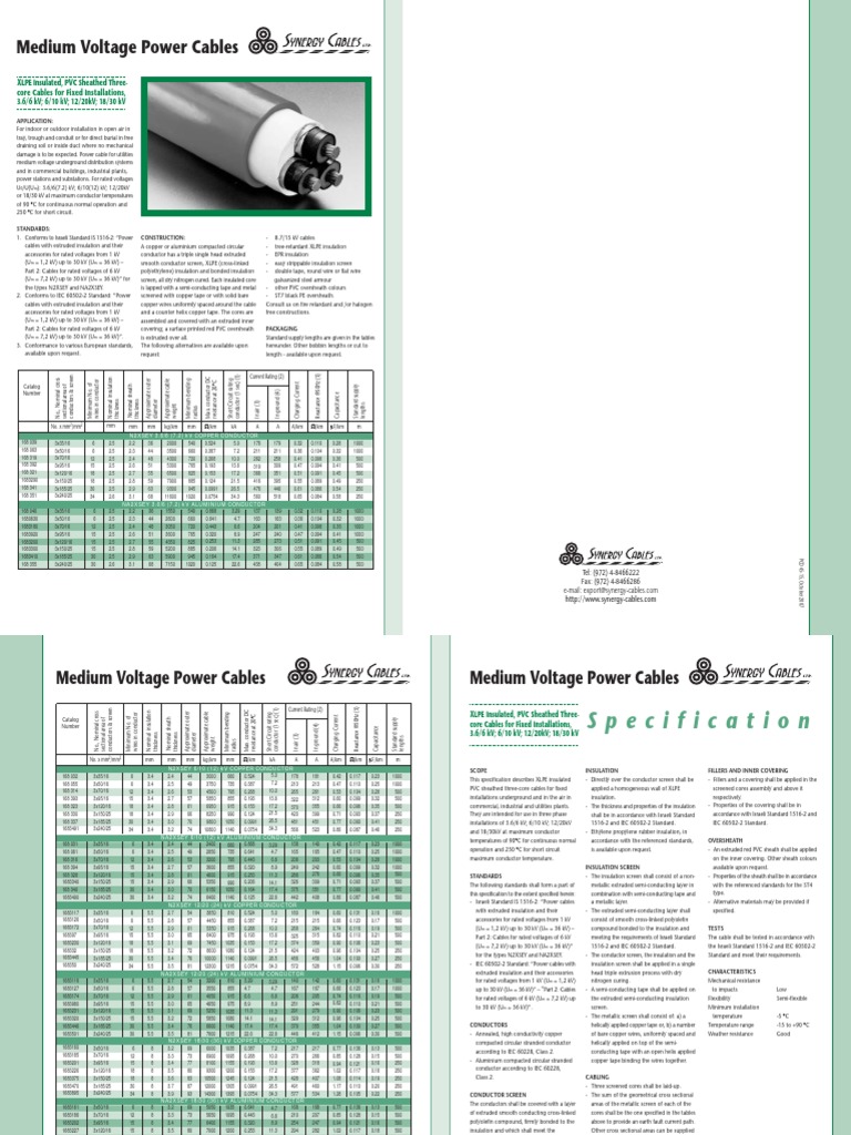 483-Medium Voltage Power Cables15 | PDF | Insulator (Electricity ...