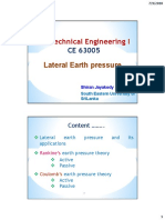 Lateral Earth Pressure - 5,6,7
