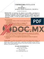 Xdoc - MX Instrucciones para Instalador de