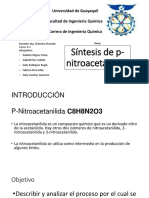 Síntesis de p-nitroacetanilida