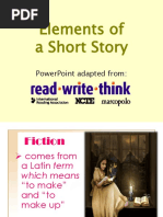 Elements of A Short Story: Powerpoint Adapted From