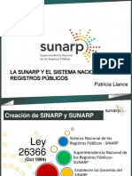 Sunarp y El Sistema Nacional de Los Registros Públicos