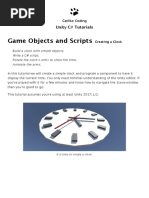 Game Objects and Scripts: Unity C# Tutorials