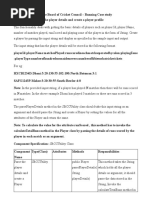 State Board of Cricket Council - Requirement Document 2