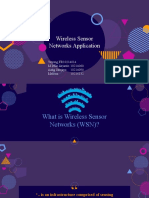 Week 3 RI Application of WSN