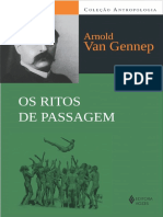 Resumo Os Ritos de Passagem Arnold Van Gennep