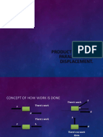 Product of Force Parallel To Its Displacement