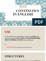 Past Continuous in English