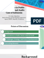 Innovations in Public Sector Internal Audit: Case of Indonesia