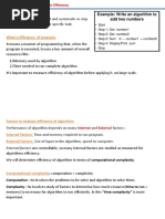 Idea of Efficiency Class 12