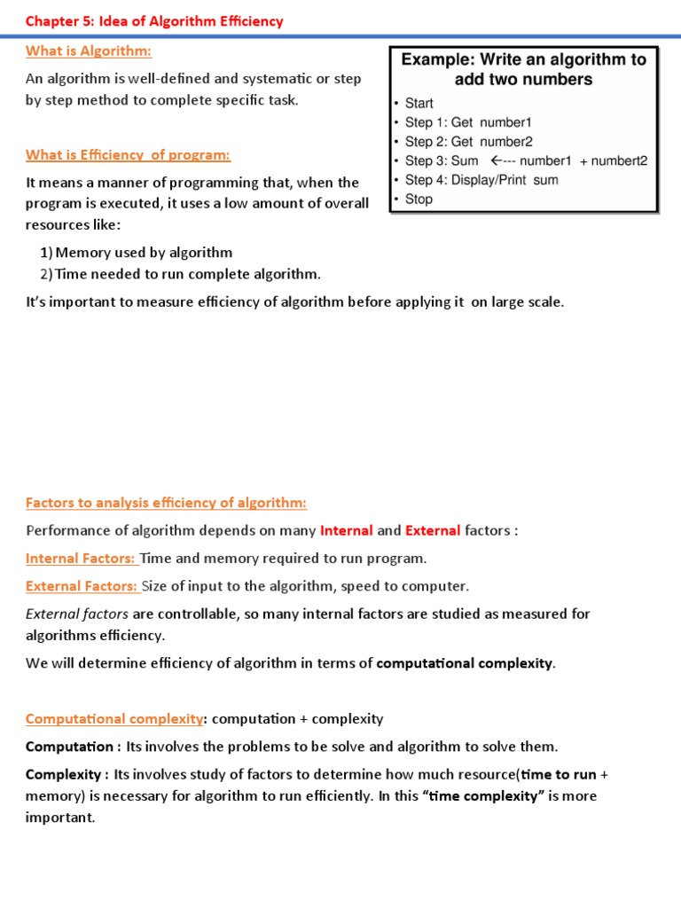 Measuring Algorithm Efficiency: A Comparison of Time Complexities for ...