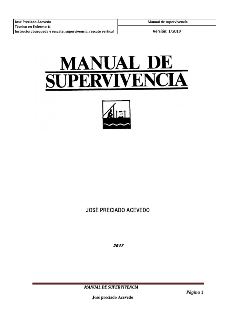 Manual Survival 1, PDF, Estrés (biología)